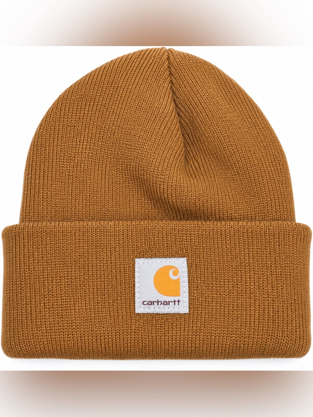 Carhartt Cuffed Knit Beanie – Brown/Caramel